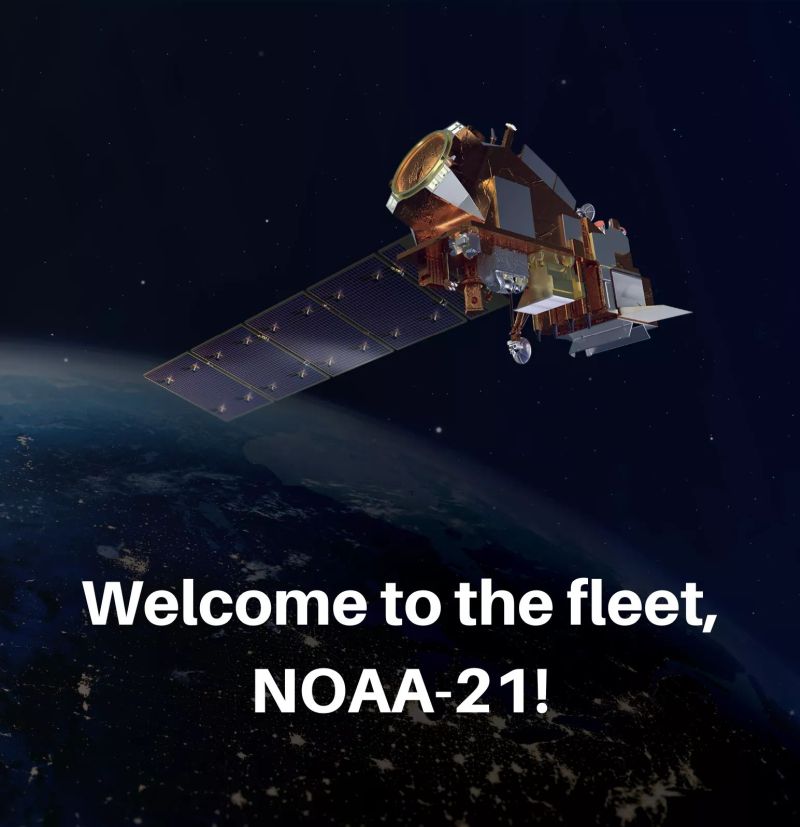 NOAA 21 in space